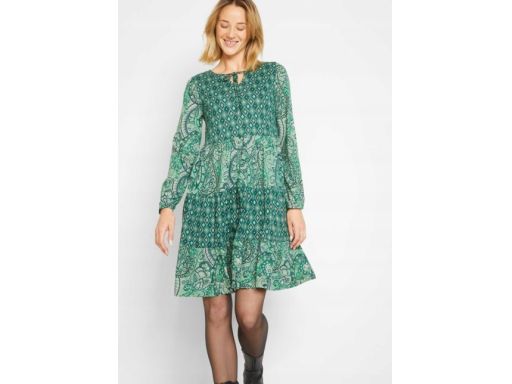 B.P.C sukienka wzorzysta z wiązaniem 40/42.