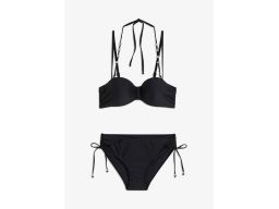 B.P.C bikini czarne balkonetka z odpinanymi ramiączkami ^40(80E)