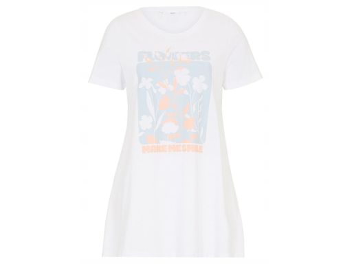 B.P.C długi t-shirt damski z nadrukiem ^40/42