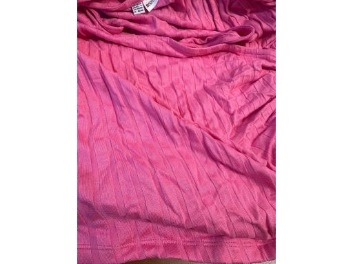 B.P.C bluzka kopertowa prążkowana RÓŻOWA ^36/38