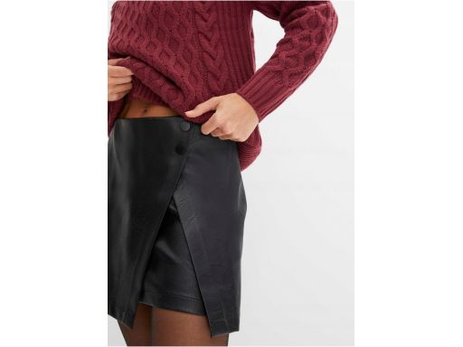 B.P.C spódnica eko skóra czarna krótka r.48
