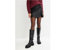 B.P.C spódnica eko skóra czarna krótka r.48