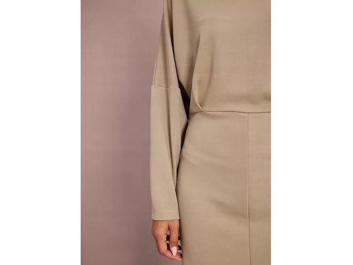 B.P.C sukienka midi z rozcięciem 48/50.