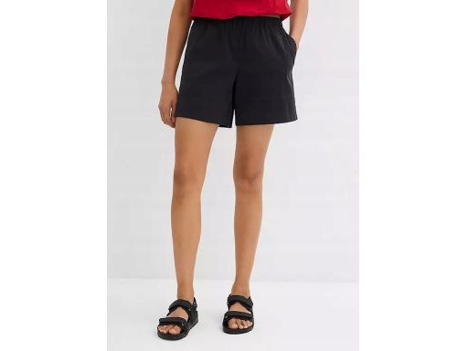 B.P.C czarne szorty damskie z kieszeniami ^44