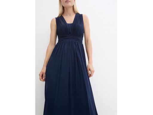 B.P.C sukienka wieczorowa granatowa siateczkowa r.38