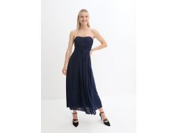 B.P.C sukienka wieczorowa granatowa siateczkowa r.38