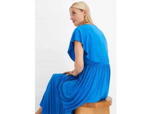 B.P.C sukienka długa maxi niebieska wiskozowa ^40/42