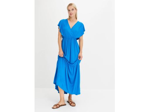 B.P.C sukienka długa maxi niebieska wiskozowa ^40/42