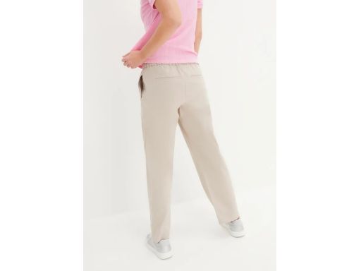 B.P.C spodnie chinos damskie beżowe piaskowe r.46