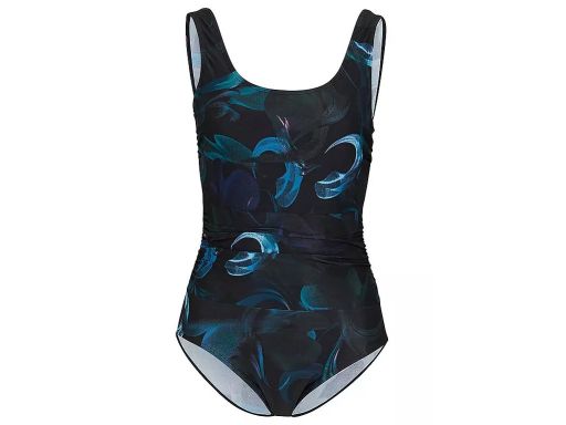 B.P.C kostium kąpielowy z nadrukiem niebieskim ^50