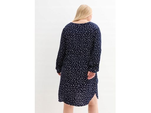 B.P.C sukienka ciążowa i do karmienia granatowa w biały wzorek 40 .