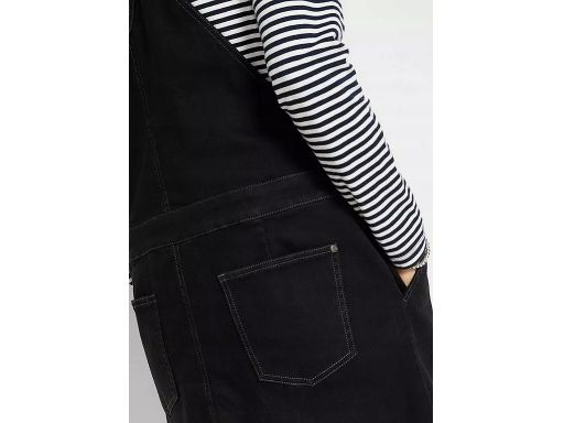 B.P.C sukienka ogrodniczka czarna ^54