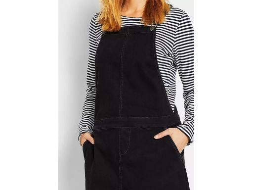 B.P.C sukienka ogrodniczka czarna ^54