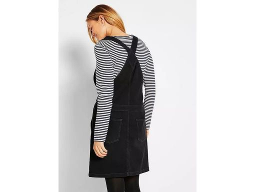 B.P.C sukienka ogrodniczka czarna ^54