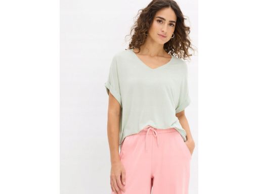 B.P.C t-shirt wiskozowy pistacjowy r.52/54