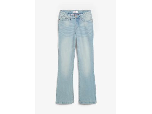 B.P.C jeansy bootcut jasnoniebieskie ze stretchem ^44