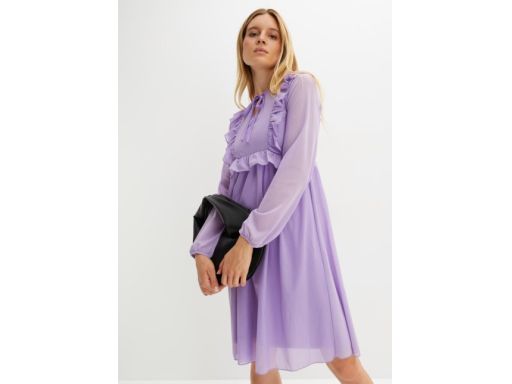 B.P.C sukienka fioletowa siateczkowa ^40/42