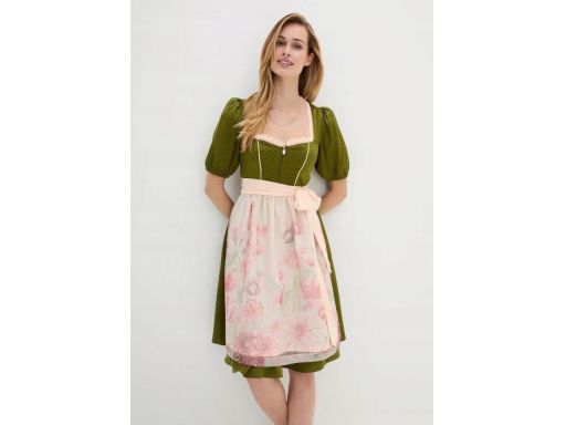 B.P.C. sukienka ludowa midi z fartuszkiem r,50