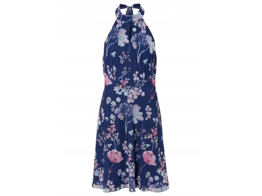 B.P.C sukienka siatkowa wzorzysta wiązanie r.48/50