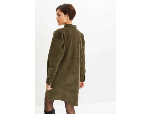 B.P.C sztruksowa sukienka czarna ^40