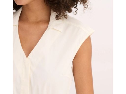 B.P.C sukienka koszulowa kremowa bawełniana ^42