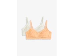 B.P.C 2-pak biustonoszy miękkich bez fiszbin bawełnianych 105B.