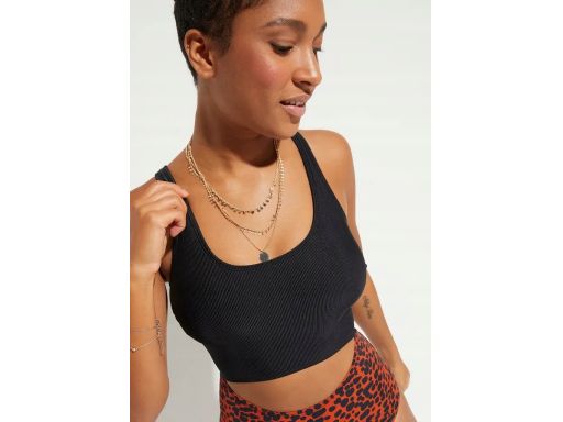 B.P.C kostium kąpielowy monokini czarna prążkowa góra 42.