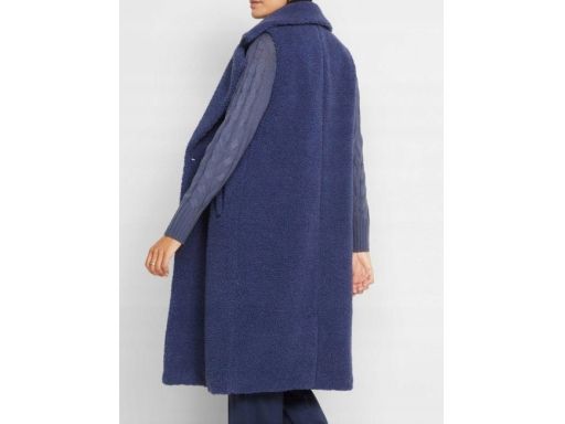 B.P.C kamizelka płaszcz bez rękawów boucle granatowa ^42