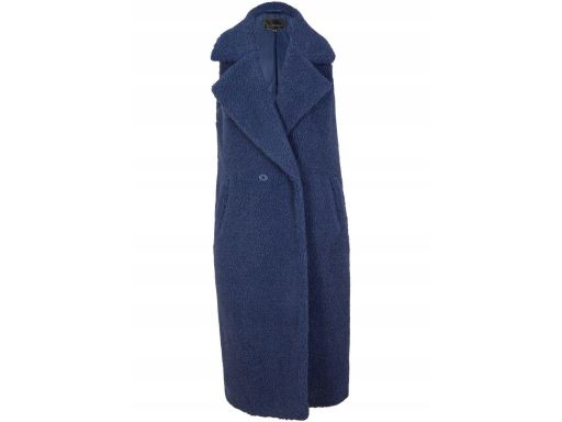 B.P.C kamizelka płaszcz bez rękawów boucle granatowa ^42