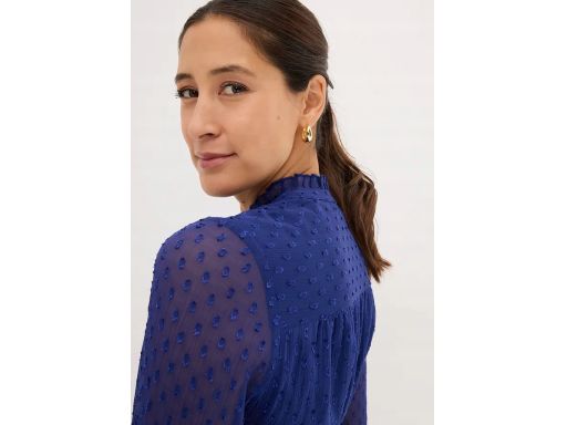 B.P.C bluzka ciążowa i do karmienia szyfonowa granawtowa ^38