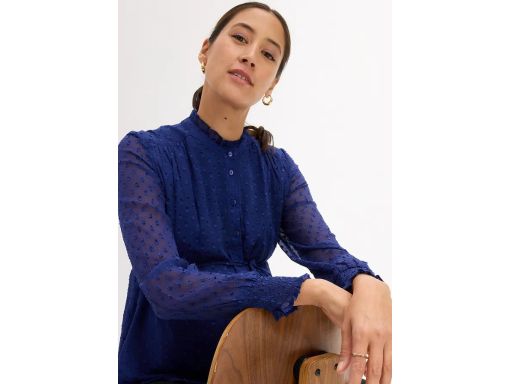 B.P.C bluzka ciążowa i do karmienia szyfonowa granawtowa ^38