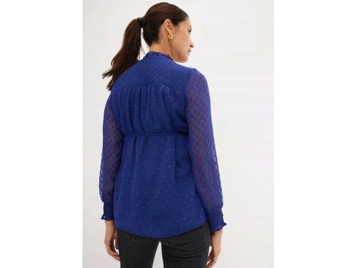 B.P.C bluzka ciążowa i do karmienia szyfonowa granawtowa ^38