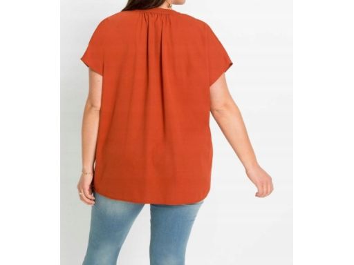 B.P.C bluzka koszulowa ruda krótki rękaw 50.