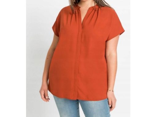 B.P.C bluzka koszulowa ruda krótki rękaw 50.