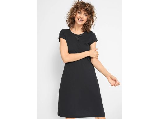 B.P.C bawełniana sukienka shirtowa czarna r.40/42