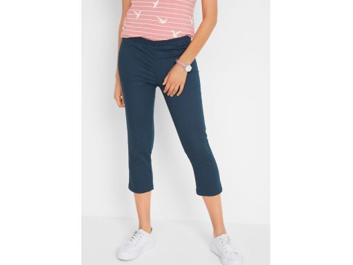 B.P.C tregginsy ze stretchem 3/4 granatowe ^36
