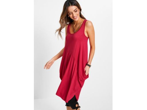 B.P.C długi top różowy marszczenia r.36/38