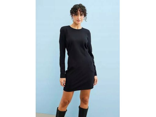 B.P.C Sukienka czarna z długim rękawem mała czarna ^40/42