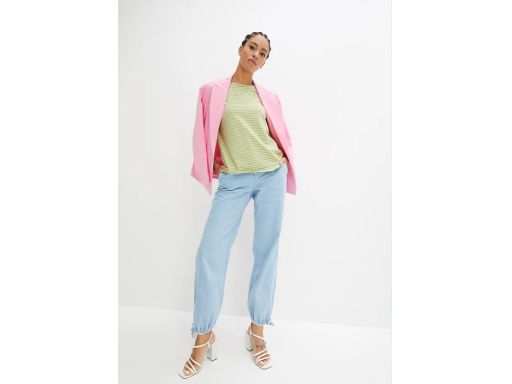 B.P.C szerokie jeansy z troczkami 52.