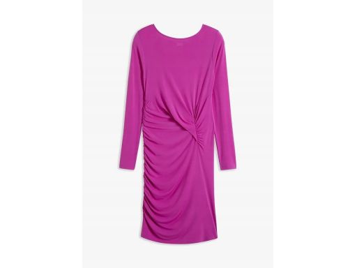 B.P.C purpurowa sukienka z marszczeniem ^44/46