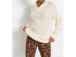 B.P.C sweter waniliowy V r.36/38