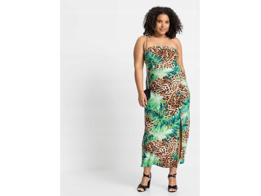 B.P.C letnia sukienka maxi nadruk leo r.36/38