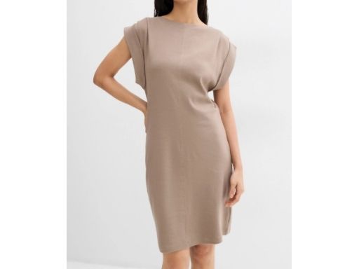 B.P.C sukienka dżersejowa oliwkowa 48/50.