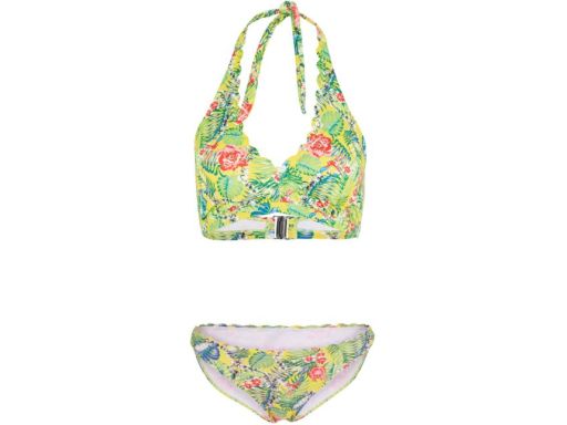 B.P.C kolorowy kostium kąpielowy bikini z wiązaniem na szyi 36.