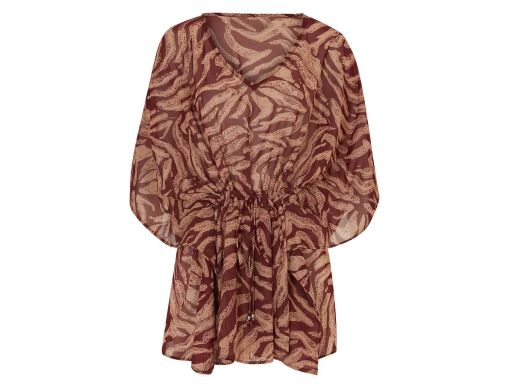 B.P.C sukienka plażowa tunika szyfonowa we wzory 40/42.
