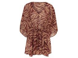 B.P.C sukienka plażowa tunika szyfonowa we wzory 40/42.