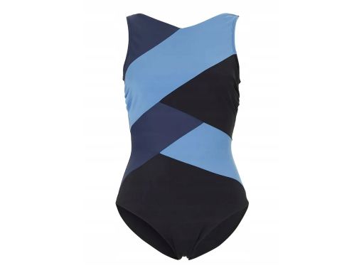 B.P.C kostium kąpielowy shape czarno-niebieski 44.