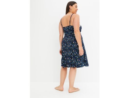 B.P.C sukienka wzory koronka letnia ^48/50