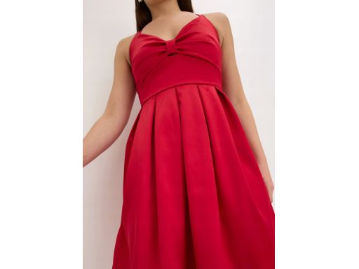 B.P.C sukienka satynowa mini czerwona ^44