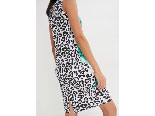 B.P.C sukienka bawełniana wzorzysta 36/38.